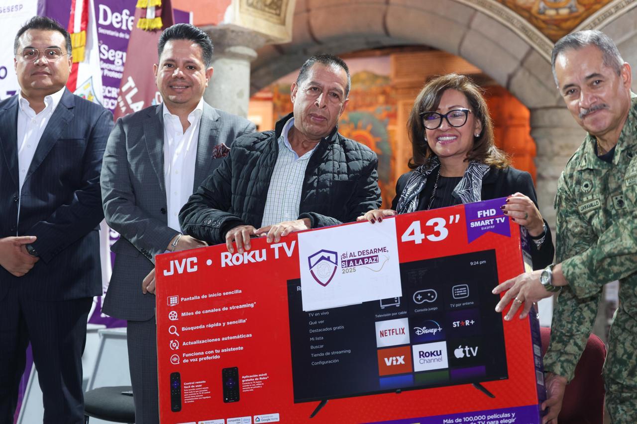 Arranca gobernadora campaña ‘Sí al desarme, sí a la paz’ 2025
